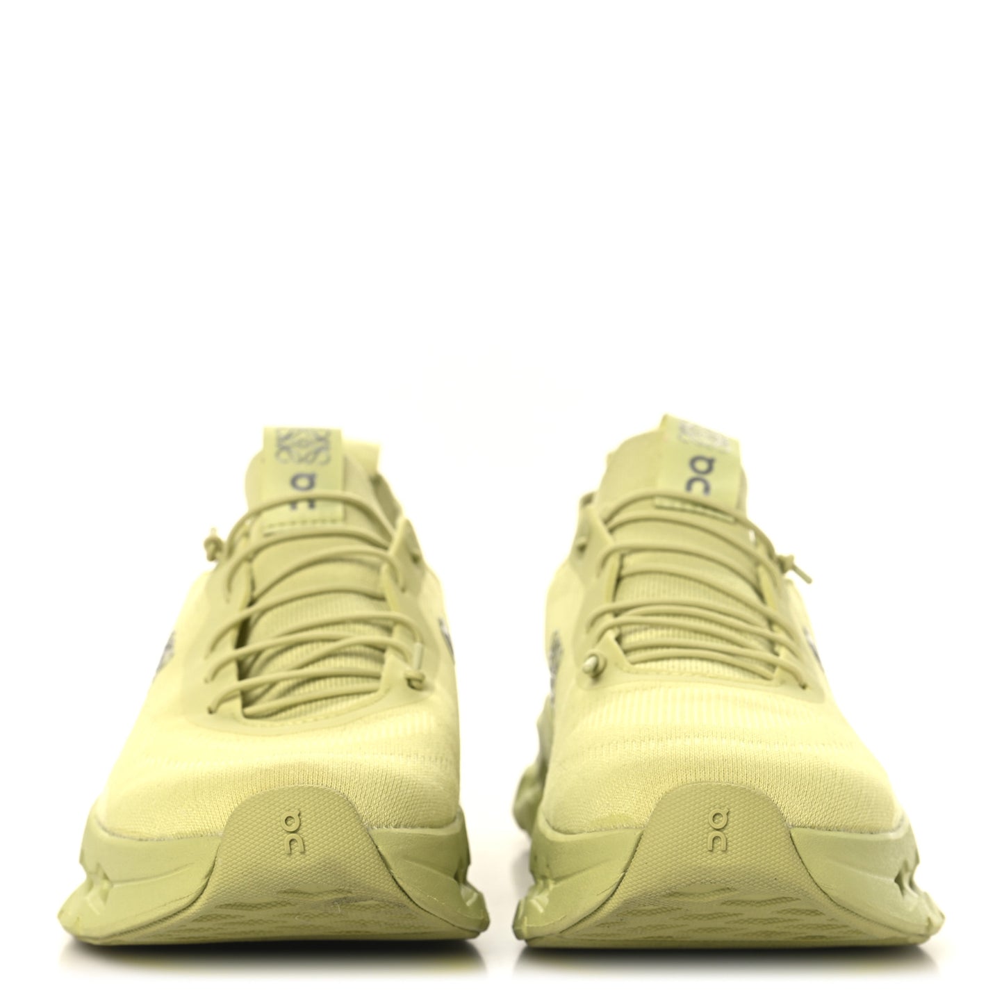 X ON Canvas Mesh Womens Cloudtilt Sneakers 38 Lime Green