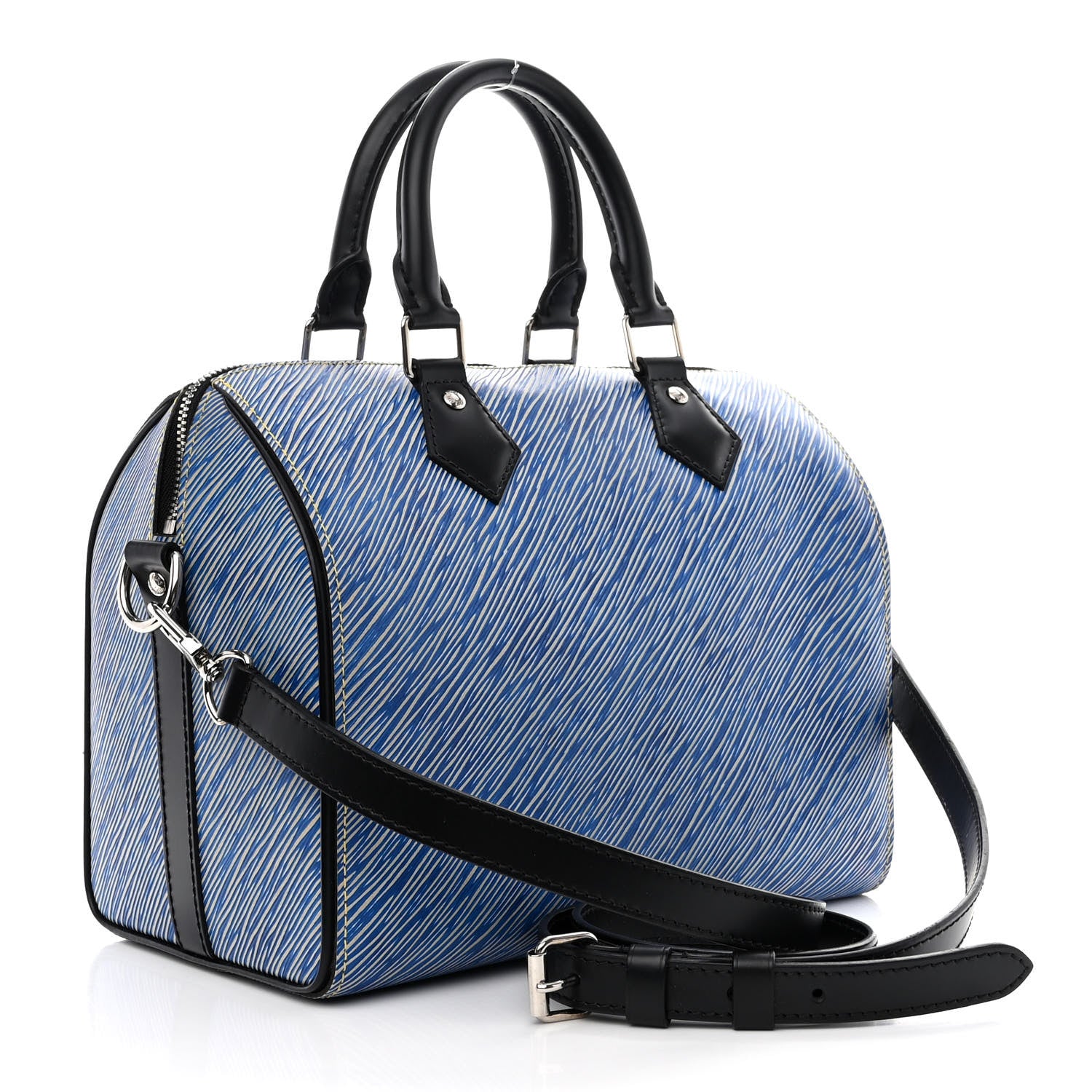 Louis Vuitton Epi Speedy Bandouliere 25 Denim Light 3 of 12