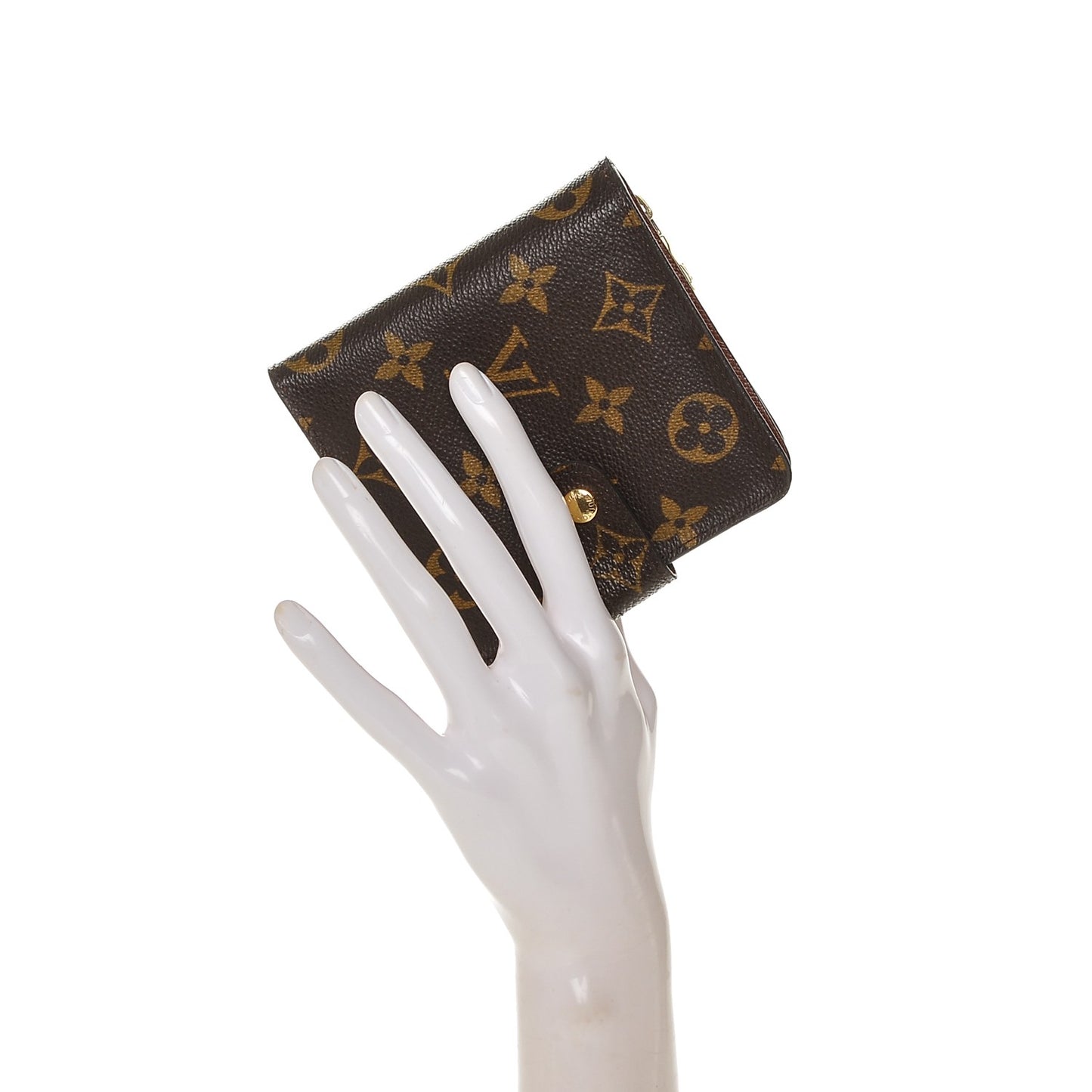 Monogram Compact Zippe Zipped Wallet