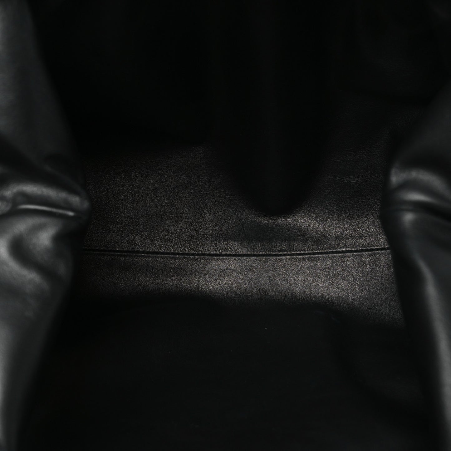 Metallic Bark Calfskin Embossed The Pouch Oversized Clutch Silver