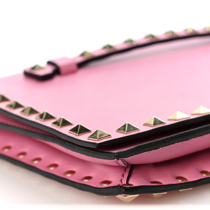 Valentino Garavani Nappa Rockstud Wristlet Clutch Ninphea 17 of 22