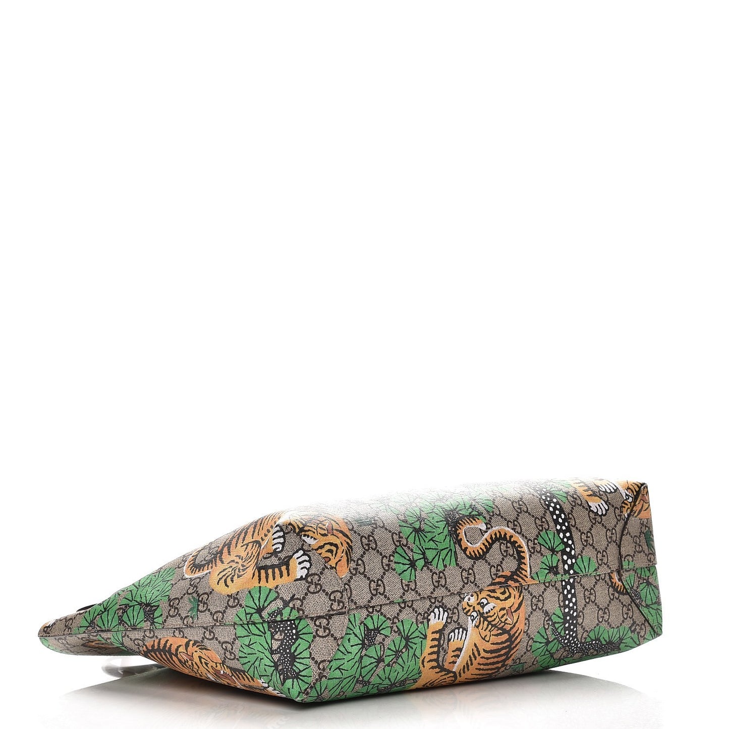 GG Supreme Monogram Bengal Medium Shopping Tote Beige Yard