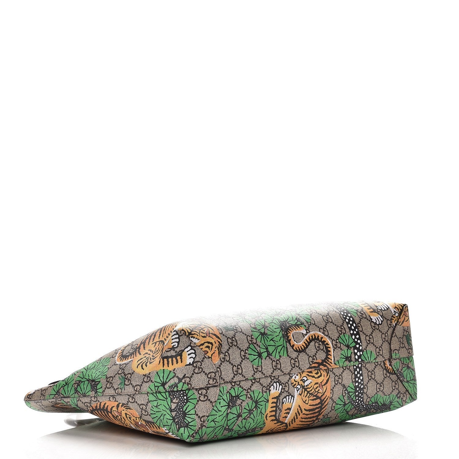 Gucci GG Supreme Monogram Bengal Medium Shopping Tote Beige Yard 4 of 8