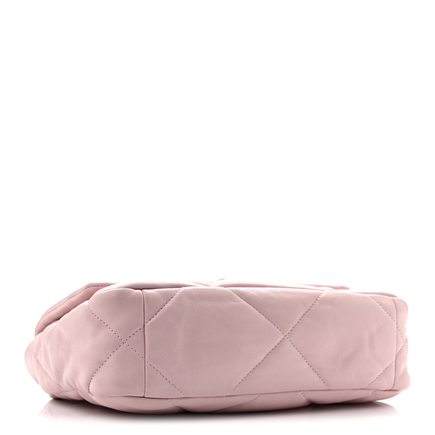 Lambskin Quilted Medium Chanel 19 Flap Light Pink