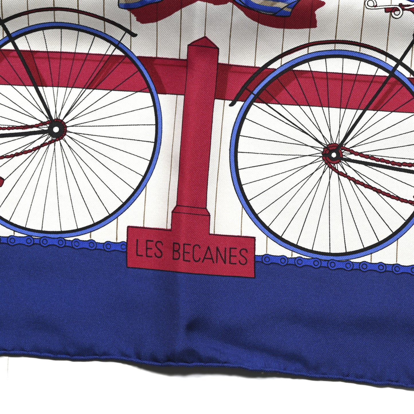 Silk Vintage Les Becanes Scarf 90