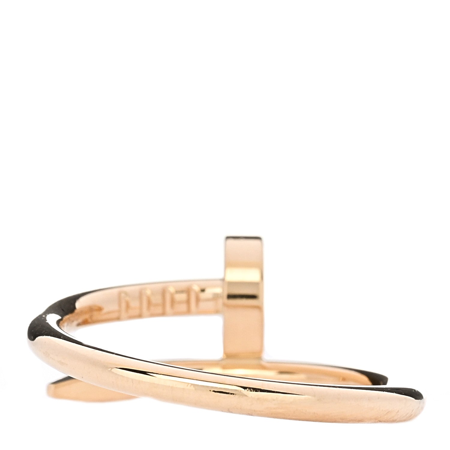Cartier 18K Yellow Gold Small Juste Un Clou Ring 46 3.75 3 of 5