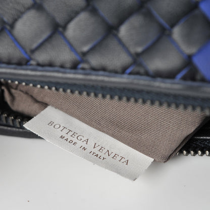 Bottega Veneta Nappa Intrecciato Document Case Tourmaline Cobalt Blue 8 of 8