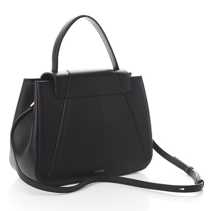Versace Vitello Barocco Virtus Small Top Handle Shoulder Bag Black 2 of 8