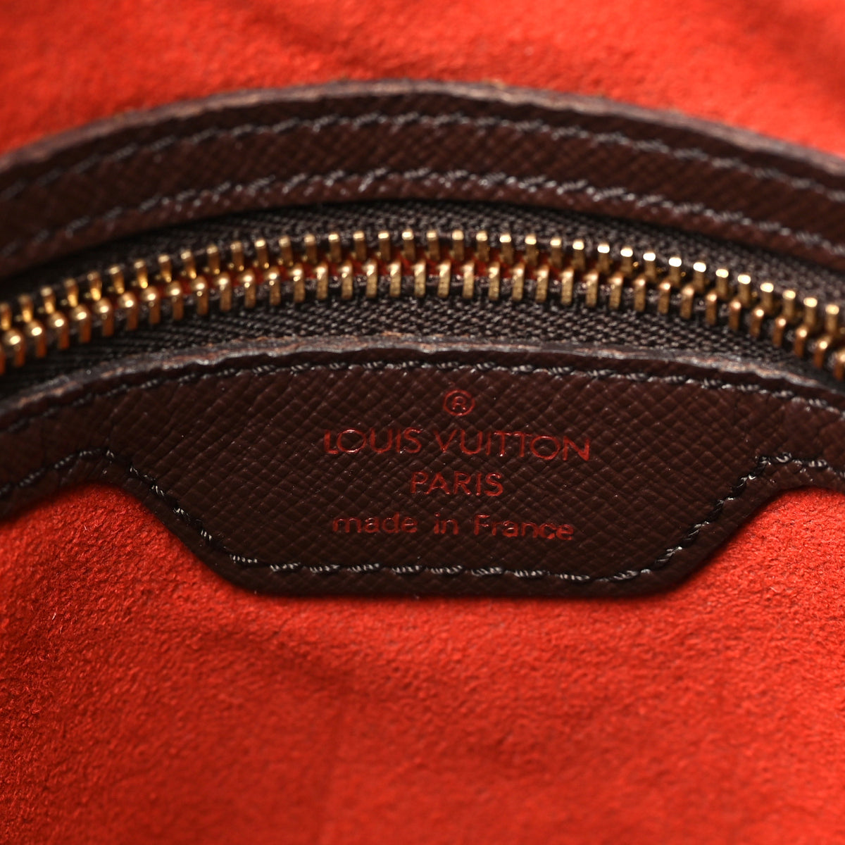 Louis Vuitton Damier Ebene Marais Bucket 23 6 of 9