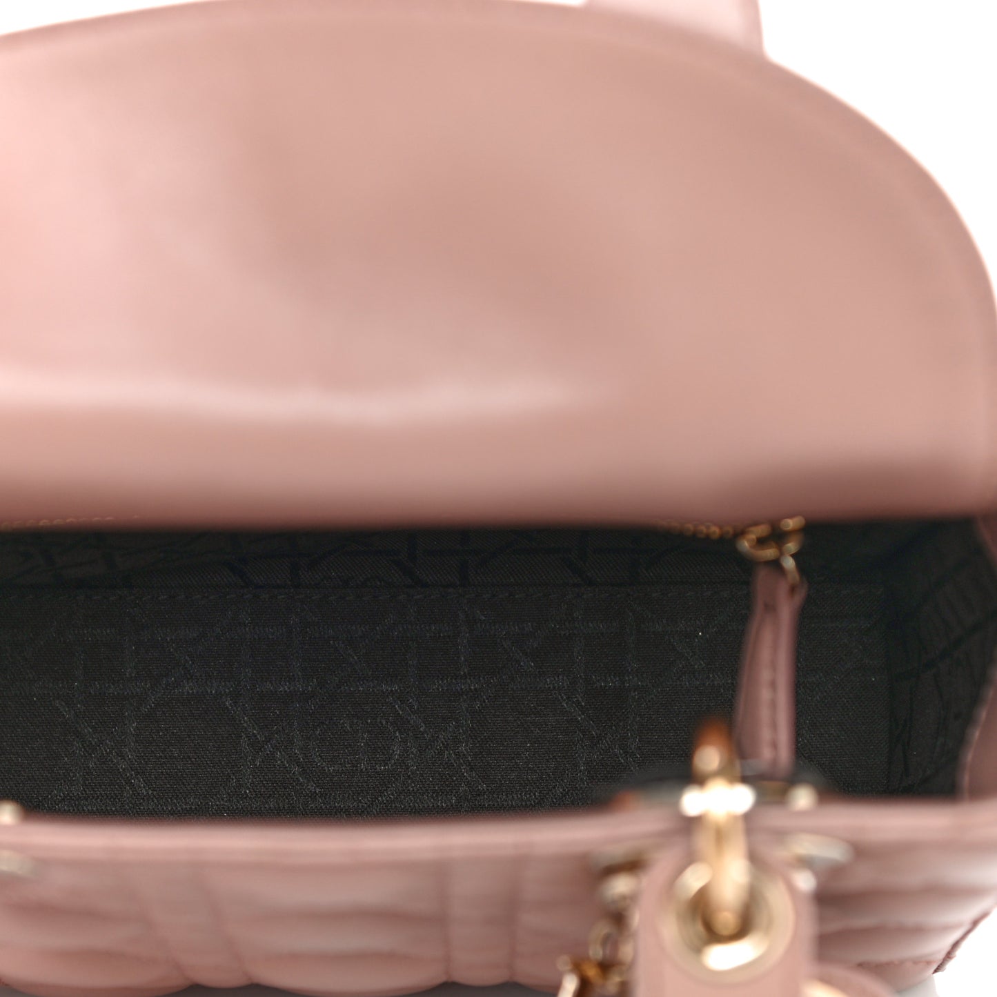 Lambskin Cannage Small Lady Dior Fard