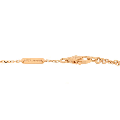 Van Cleef & Arpels 18K Yellow Gold Diamond Mini Frivole Bracelet 3 of 3