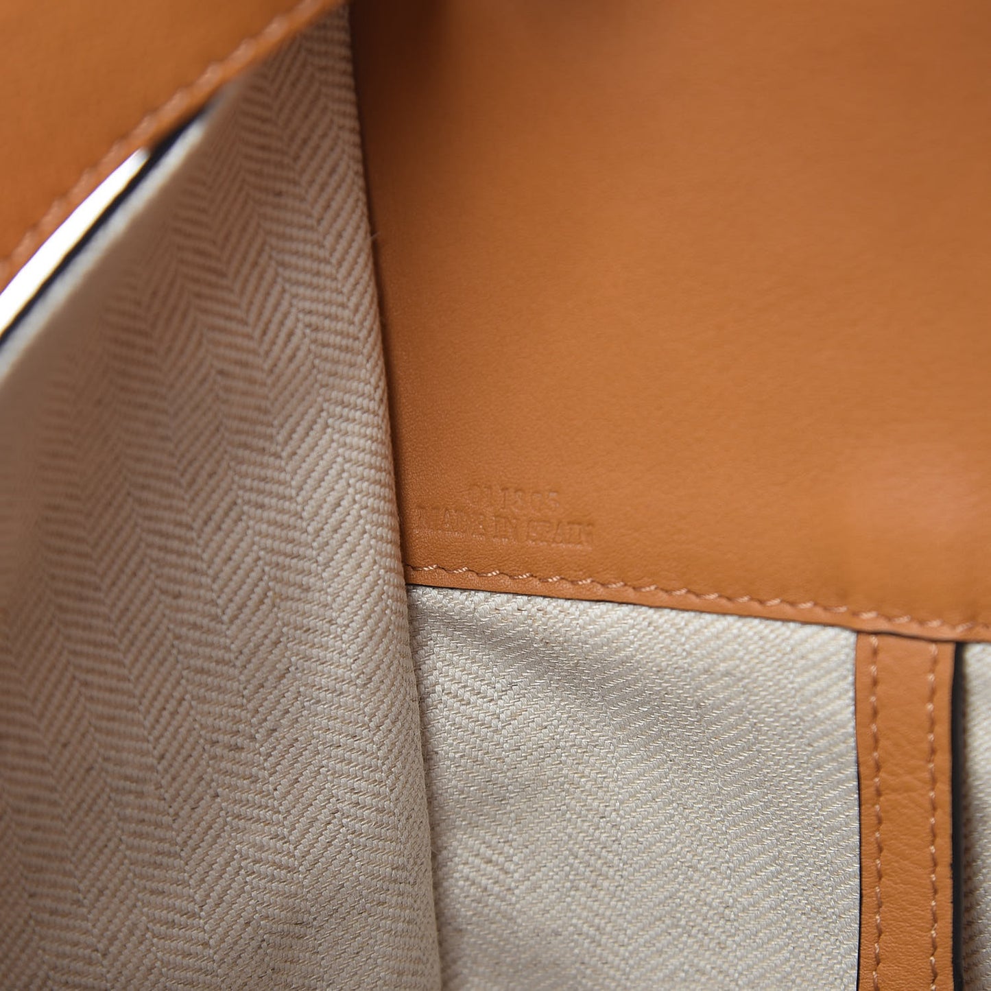 Calfskin Medium Hammock Shoulder Bag Tan White