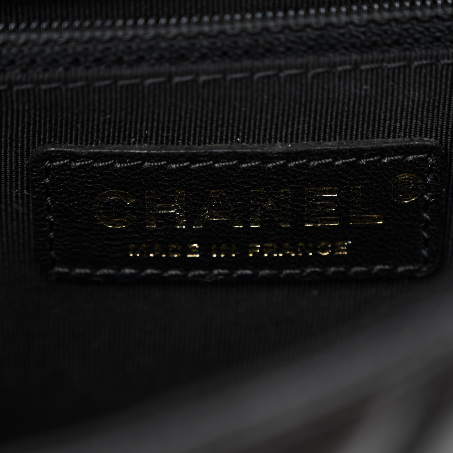 Chanel Calfskin Chevron Quilted Top Handle Flap Black 6 of 11