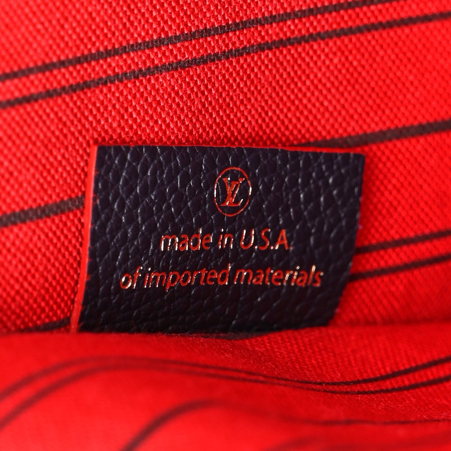 Empreinte Pochette Metis Marine Rouge