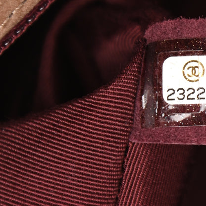 Chanel Nubuck Chevron Quilted New Medium Boy Flap Brown 7 of 12