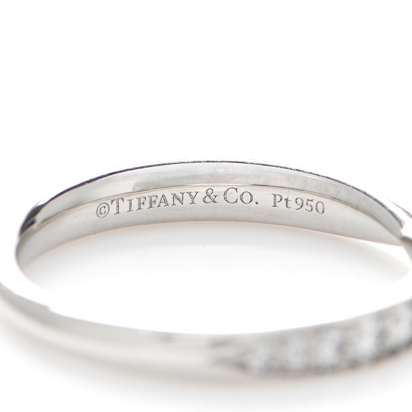 Platinum Diamond Harmony Bead-Set Band Ring 47 4