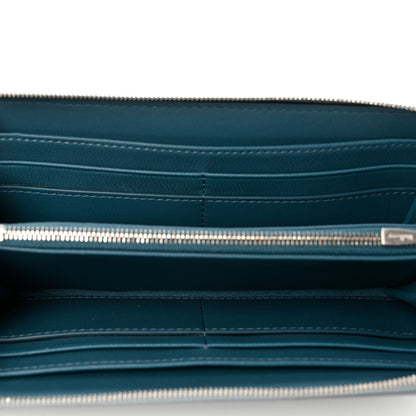 Mulberry Micro Classic Grain Plaque 8 Credit Card Zip Wallet Cloud 5 of 8