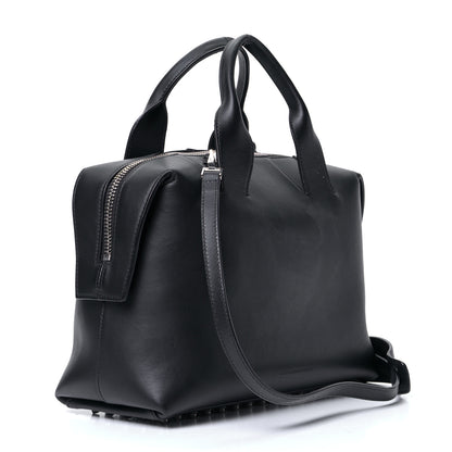 Alexander Wang Calfskin Small Rogue Satchel Black Silver Hardware 2 of 5