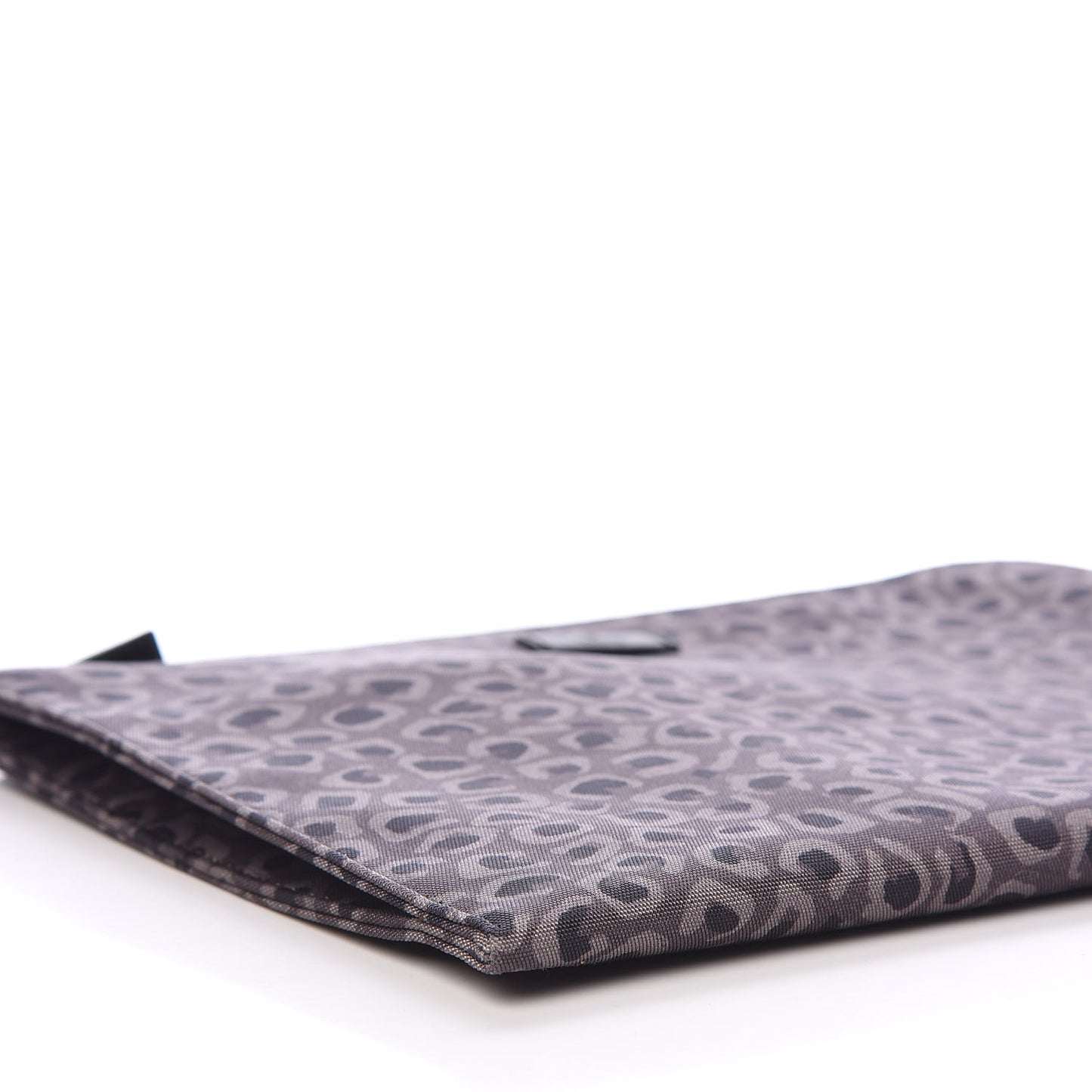 Canvas Animal Print Document Case Brown