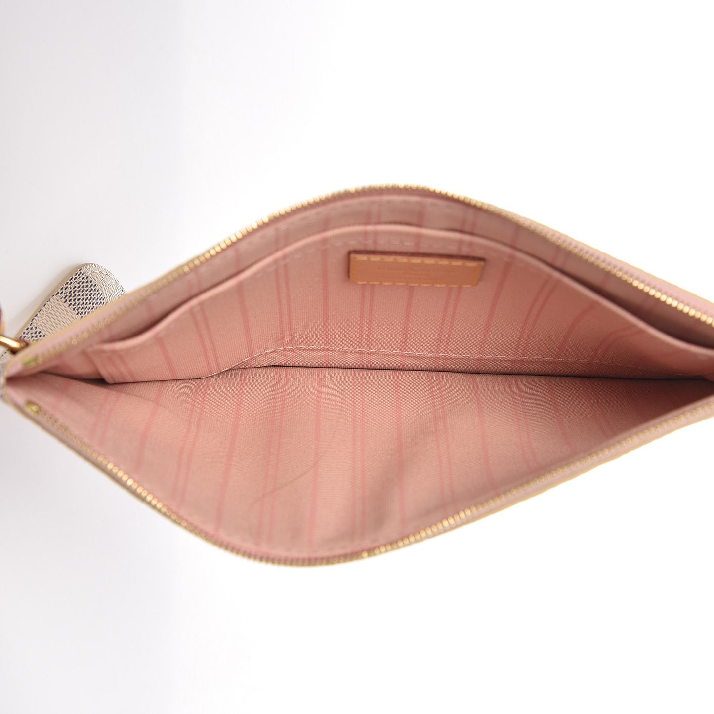 Damier Azur Neverfull MM GM Pochette Rose Ballerine