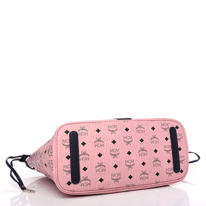 MCM Visetos Medium Liz Reversible Shopper Tote Soft Pink 5 of 9