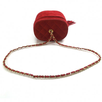Chanel Suede Tassel Camera Case Red 5 of 13