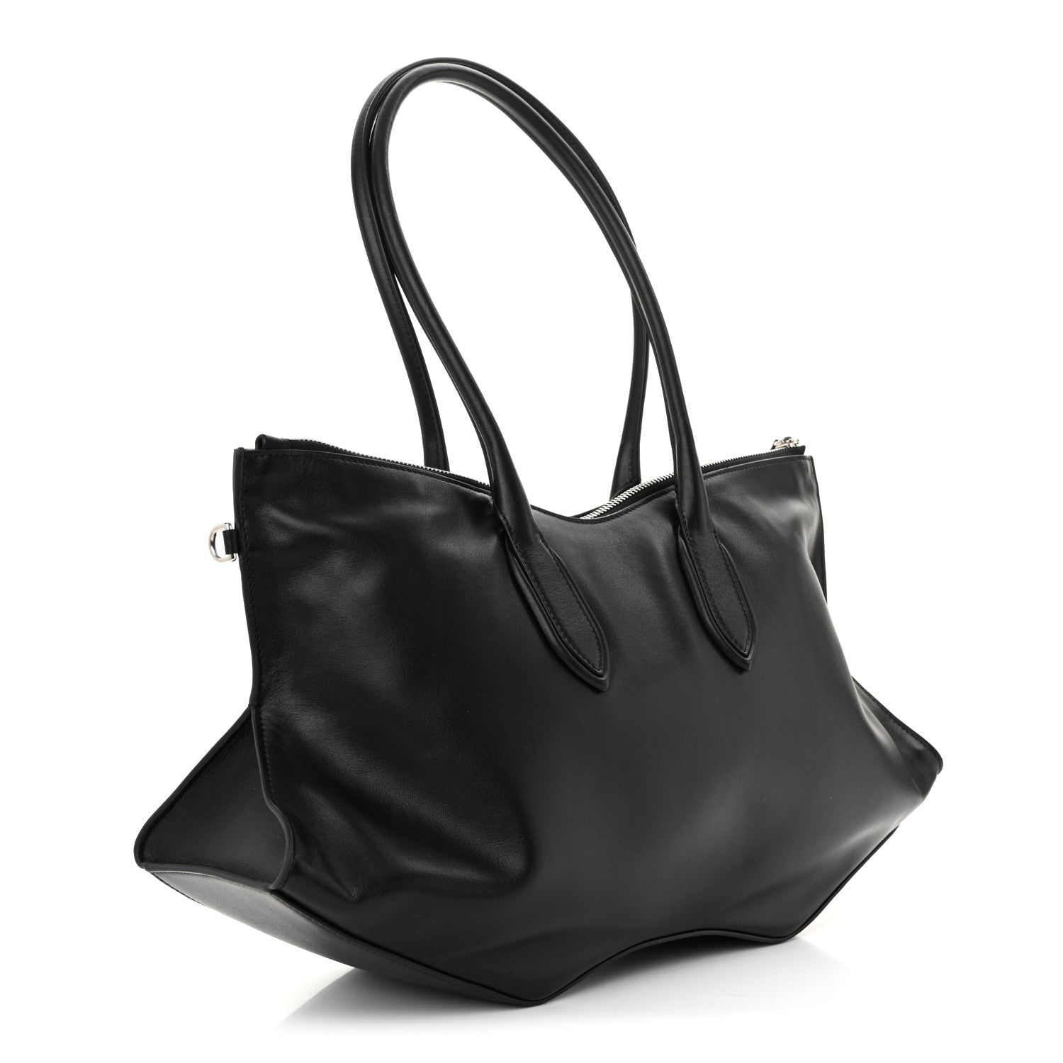Alexander McQueen Calfskin The Manta Bag Black 3 of 9