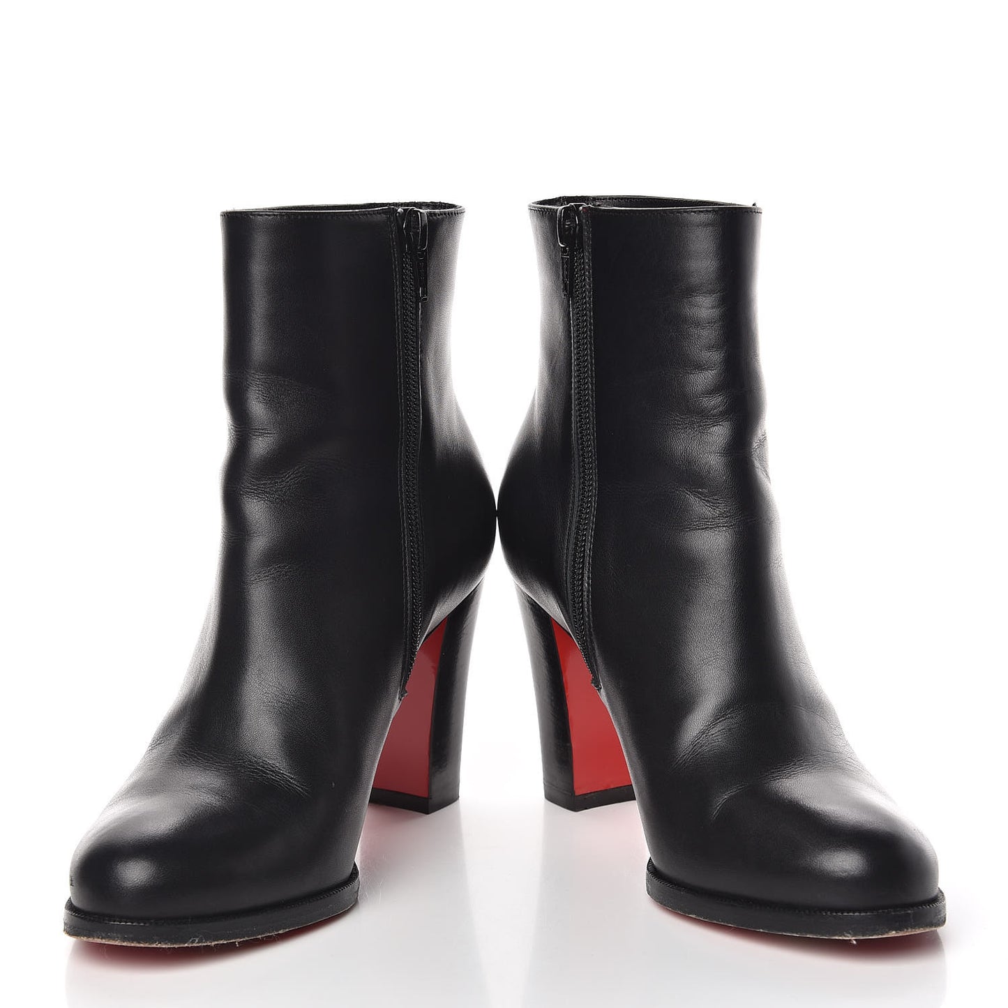 Calfskin Adox 85 Ankle Boots 36.5 Black