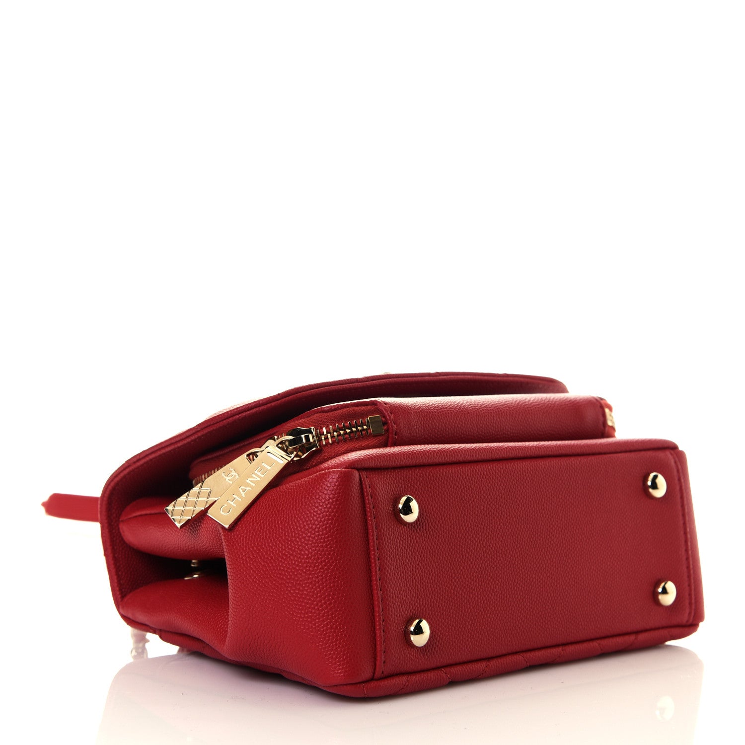 Chanel Caviar Quilted Mini Business Affinity Flap Red 3 of 5