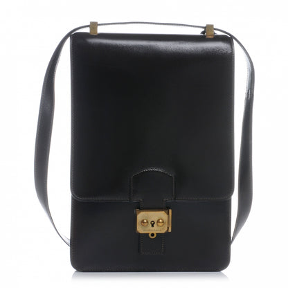Hermes Box Sac a Depeche Shoulder Bag Chocolate 1 of 9