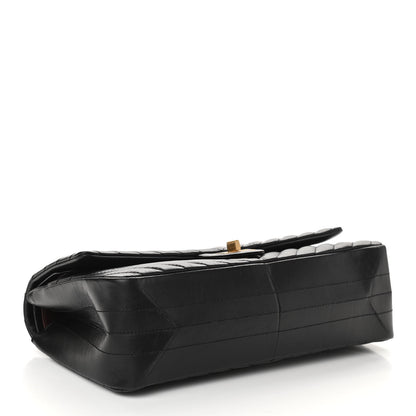 Chanel Aged Calfskin Chevron Quilted 2.55 Reissue 226 Flap Black 4 of 13