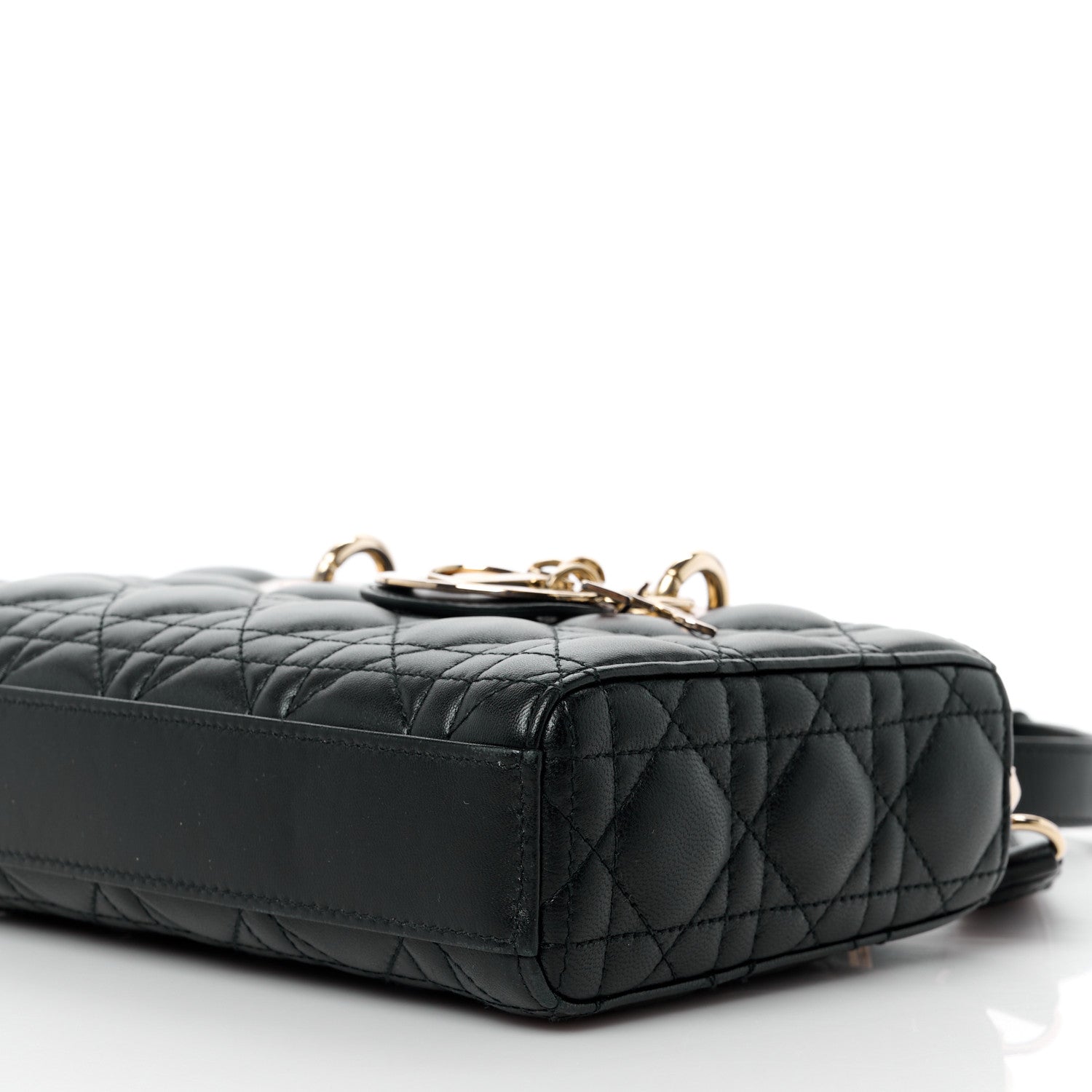 Christian Dior Lambskin Cannage Small Lady D-Joy Black 10 of 10