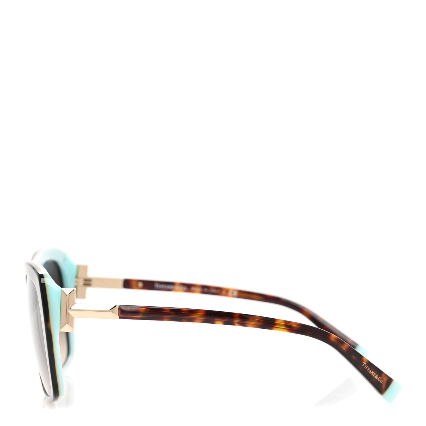 Metal Tiffany T Sunglasses TF4171 Tortoise Blue
