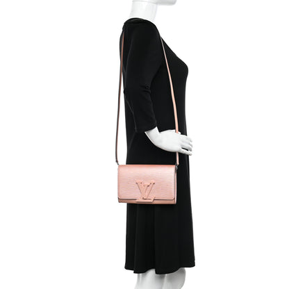 Louis Vuitton Epi Louise Strap PM Rose Nacre 2 of 12