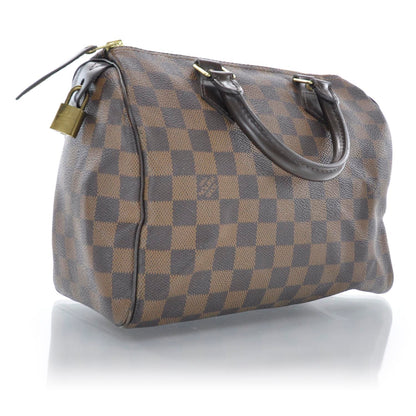 Louis Vuitton Damier Ebene Speedy 25 3 of 10