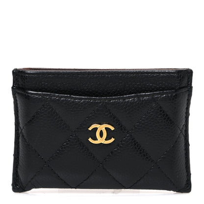 Chanel Caviar Quilted Card Holder Black 1 of 9