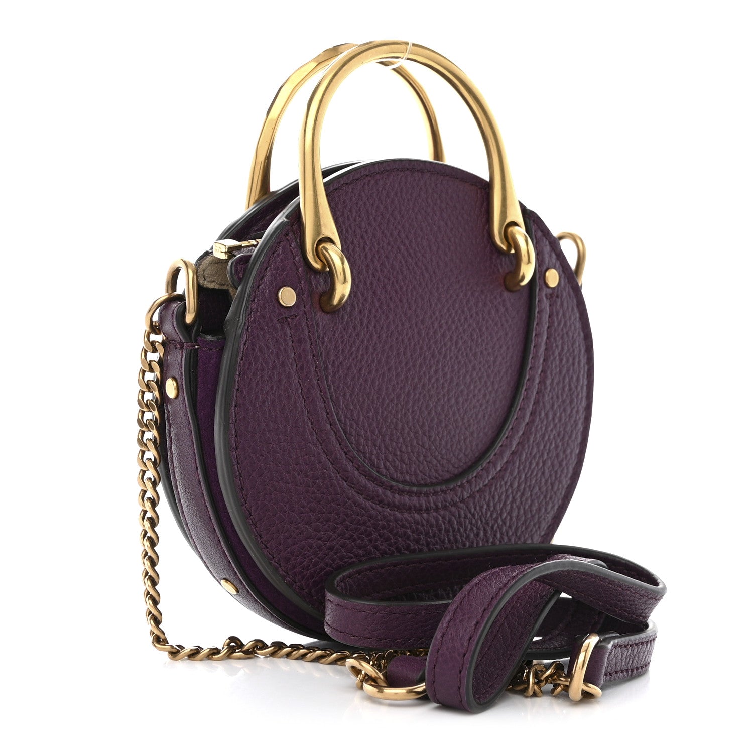 Chloe Goatskin Suede Mini Pixie Bag Nightfall Purple 2 of 11