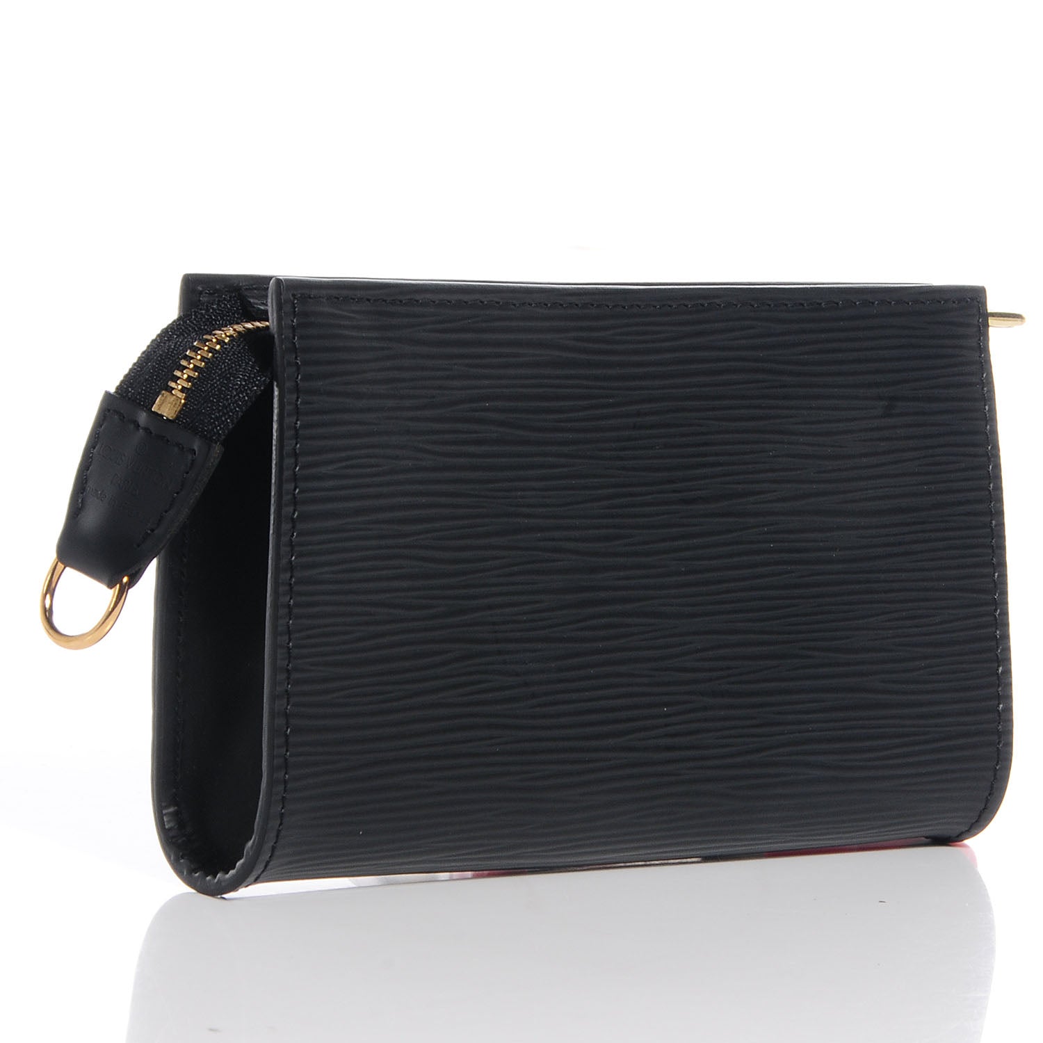 Louis Vuitton Epi Bucket Pochette Accessories Black 3 of 8