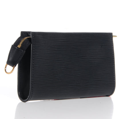 Louis Vuitton Epi Bucket Pochette Accessories Black 3 of 8