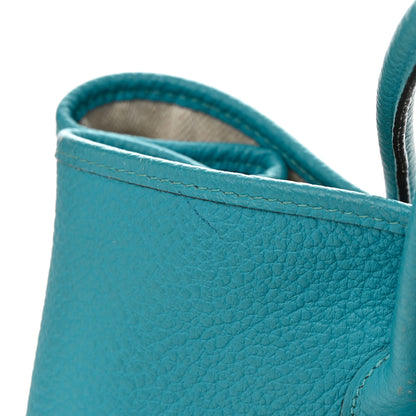 Hermes Vache Country Garden Party 36 MM Turquoise 16 of 21