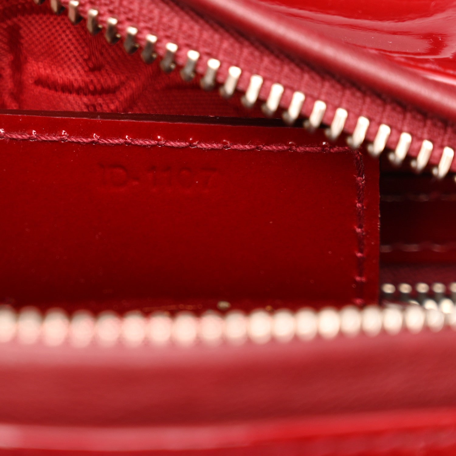 Christian Dior Patent Cannage Medium Lady Dior Red 7 of 10