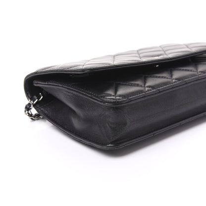 Chanel Lambskin Quilted Wallet On Chain WOC Black 5 of 10