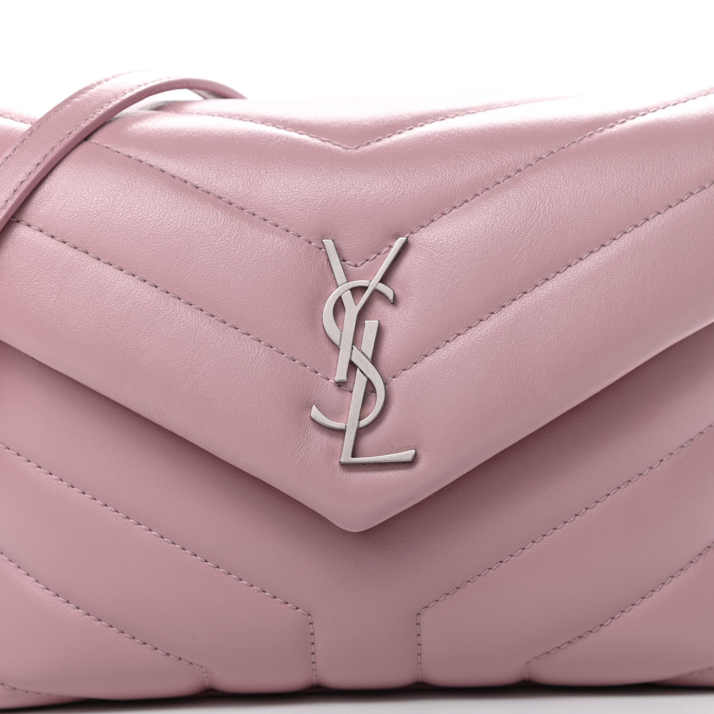 Calfskin Y Quilted Monogram Toy Loulou Crossbody Bag Tender Pink