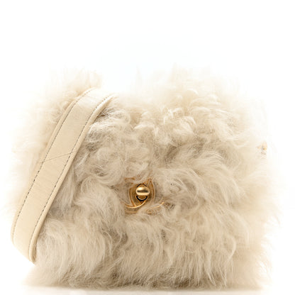 Chanel Fantasy Fur CC Mini Flap Bag White 1 of 15