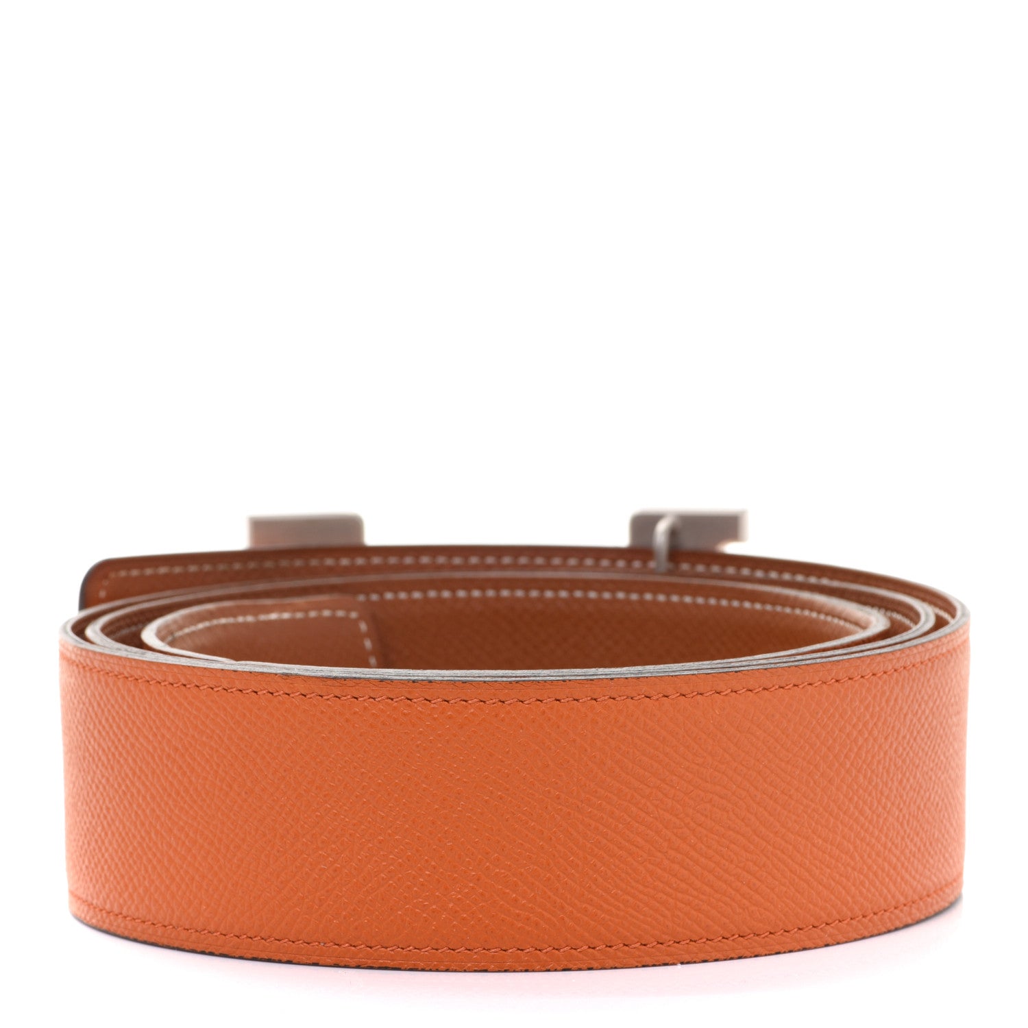 Hermes Epsom 42mm Constance 2 H Belt 100 Gold Orange 2 of 7