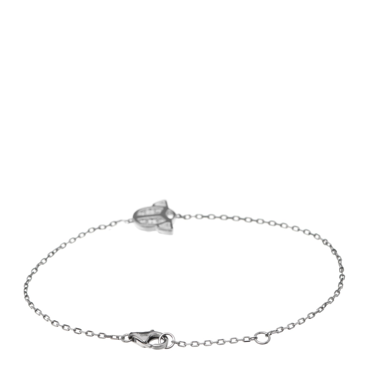 Cartier 18K White Gold Diamond Scarab Bracelet 2 of 4
