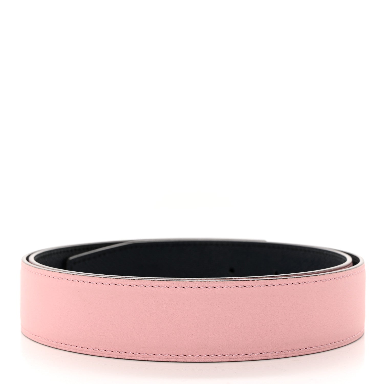 Hermes Swift Epsom Reversible 32mm Belt Strap 90 Rosa Sakura Bleu Obscur 3 of 7
