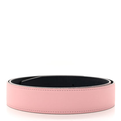 Hermes Swift Epsom Reversible 32mm Belt Strap 90 Rosa Sakura Bleu Obscur 3 of 7