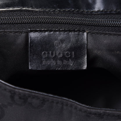 Gucci Nylon Monogram Hobo Black 5 of 10