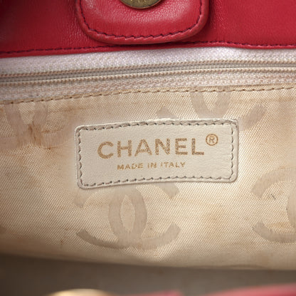 Chanel Patent CC Mini Tote Red 6 of 12